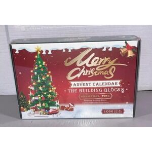 Christmas Tree Advent Calendar  Tree‎ Building Blocks Set 1102 Pcs New